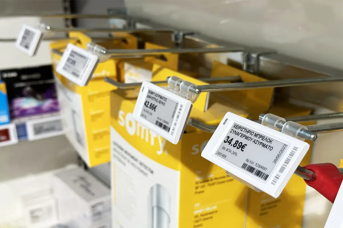 I-12 ye-Electronic Shelf Ileyibhile yokuSetyenziswa kweemeko ezihamba ngaphay...